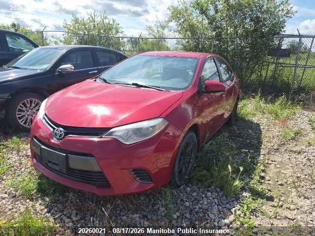 Toyota COROLLA CE 2016 2T1BURHE0GC702014 Image 2