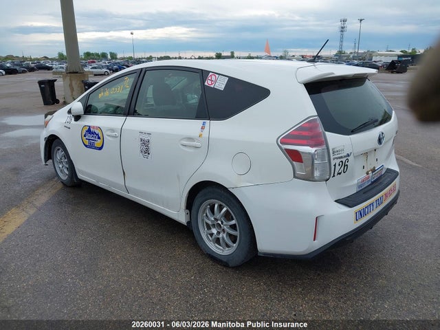 20260031 :رقم المزاد ، JTDZN3EU2FJ029167 vin ، 2015 Toyota Prius V مزاد بيع