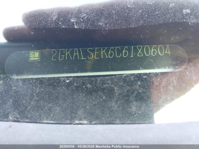 Aukcja sprzedaży 2012 Gmc Terrain Sle, vin: 2GKALSEK6C6180604, numer aukcji: 20260056