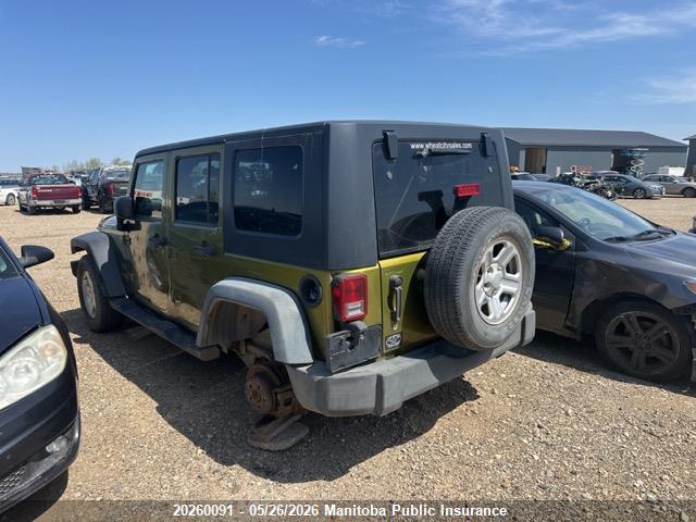 2008 Jeep Wrangler Unlimited X მანქანა იყიდება აუქციონზე, vin: 1J4GA39158L560237, აუქციონის ნომერი: 20260091