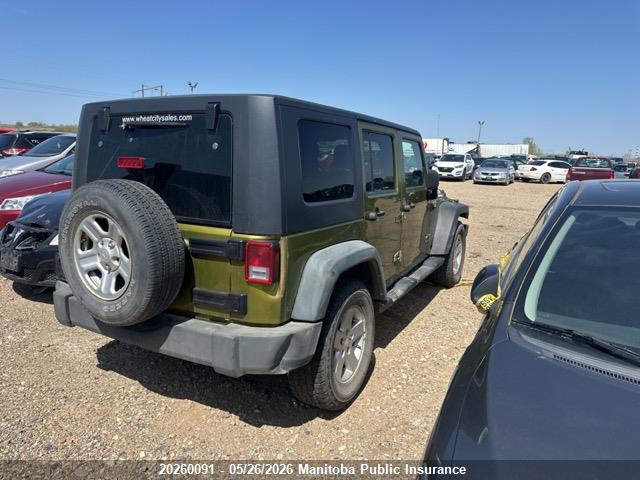 2008 Jeep Wrangler Unlimited X მანქანა იყიდება აუქციონზე, vin: 1J4GA39158L560237, აუქციონის ნომერი: 20260091
