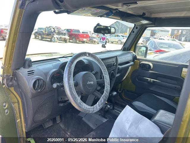 2008 Jeep Wrangler Unlimited X მანქანა იყიდება აუქციონზე, vin: 1J4GA39158L560237, აუქციონის ნომერი: 20260091