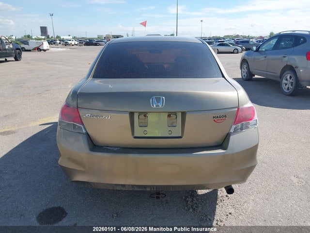 20260101 :رقم المزاد ، 1HGCP26319A809375 vin ، 2009 Honda Accord Lx مزاد بيع