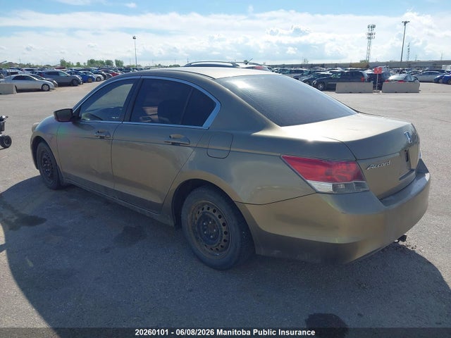 20260101 :رقم المزاد ، 1HGCP26319A809375 vin ، 2009 Honda Accord Lx مزاد بيع