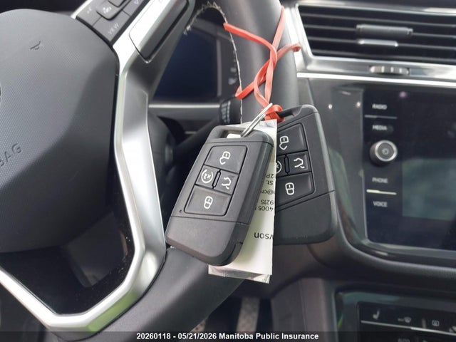 Aukcja sprzedaży 2023 Volkswagen Tiguan Comfortline 2.0 Tsi, vin: 3VVMB7AX1PM099548, numer aukcji: 20260118
