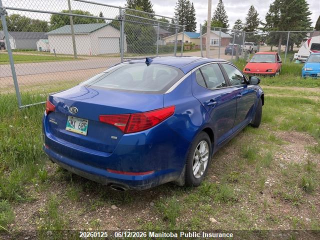2011 Kia Optima Lx მანქანა იყიდება აუქციონზე, vin: KNAGM4A74B5152291, აუქციონის ნომერი: 20260125