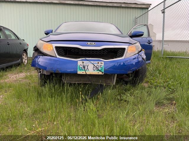2011 Kia Optima Lx მანქანა იყიდება აუქციონზე, vin: KNAGM4A74B5152291, აუქციონის ნომერი: 20260125