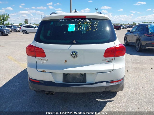 20260133 :رقم المزاد ، WVGJV7AX1GW530832 vin ، 2016 Volkswagen Tiguan 2.0 Tsi مزاد بيع
