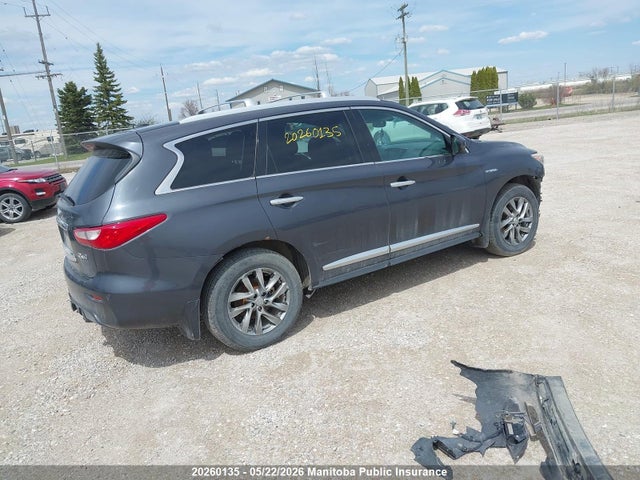 2014 Infiniti Qx60 Hybrid მანქანა იყიდება აუქციონზე, vin: 5N1CL0MM2EC516542, აუქციონის ნომერი: 20260135