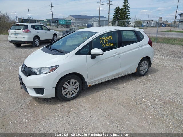 20260138 :رقم المزاد ، 3HGGK5H58FM102336 vin ، 2015 Honda Fit Lx مزاد بيع