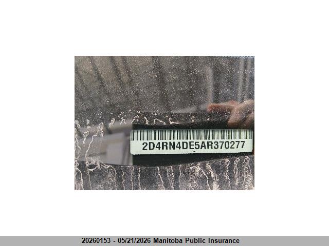 Aukcja sprzedaży 2010 Dodge Grand Caravan Se, vin: 2D4RN4DE5AR370277, numer aukcji: 20260153