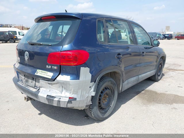 2012 Volkswagen Tiguan 2.0 Tsi მანქანა იყიდება აუქციონზე, vin: WVGBV7AX5CW602324, აუქციონის ნომერი: 20260156