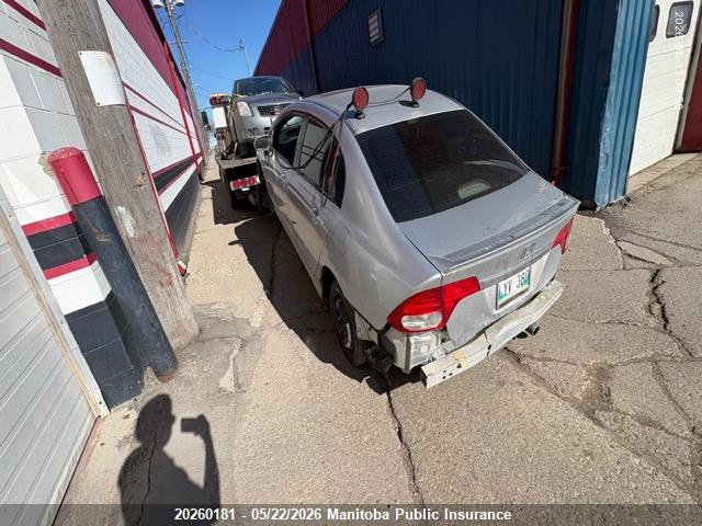 Aukcja sprzedaży 2009 Honda Civic Sport, vin: 2HGFA16689H111141, numer aukcji: 20260181
