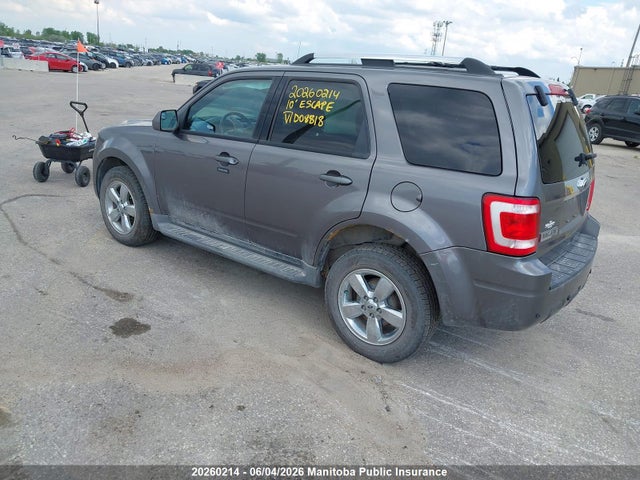 Auction sale of the 2010 Ford Escape Limited V6, vin: 1FMCU9EG4AKD08818, lot number: 20260214