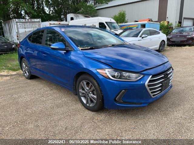 20260243 :رقم المزاد ، KMHD84LF4JU540796 vin ، 2018 Hyundai Elantra Gl مزاد بيع
