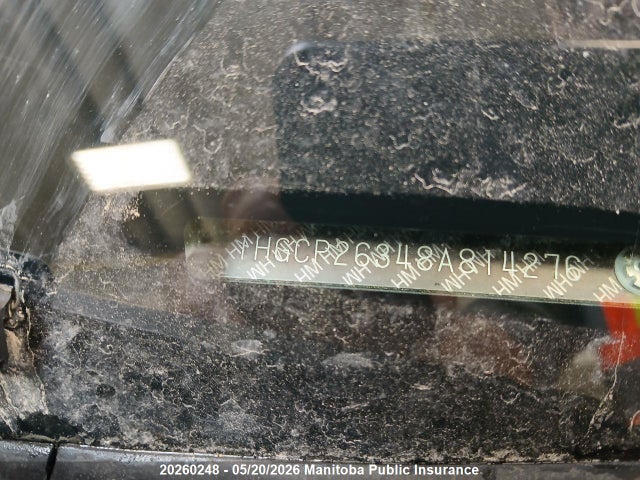 20260248 :رقم المزاد ، 1HGCP26348A814276 vin ، 2008 Honda Accord Lx مزاد بيع