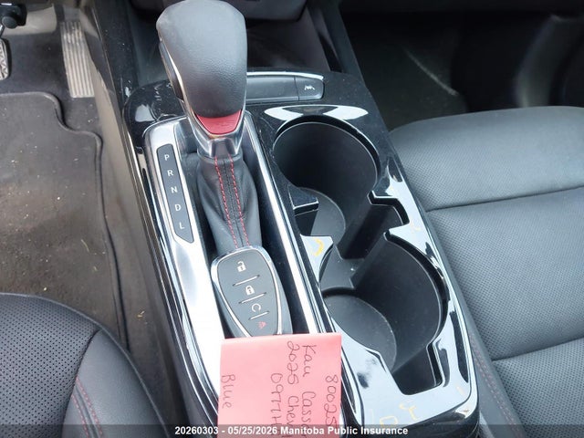 20260303 :رقم المزاد ، KL77LJE20SC148704 vin ، 2025 Chevrolet Trax Rs مزاد بيع