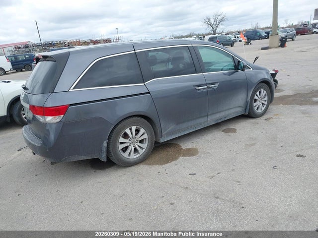 2015 Honda Odyssey Ex-l მანქანა იყიდება აუქციონზე, vin: 5FNRL5H65FB501951, აუქციონის ნომერი: 20260309
