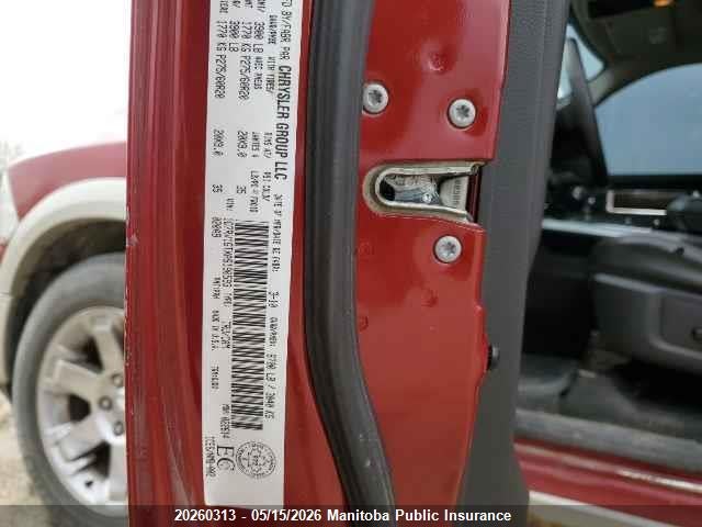2010 Dodge Ram 1500 Laramie Quad Cab მანქანა იყიდება აუქციონზე, vin: 1D7RV1GTXAS190593, აუქციონის ნომერი: 20260313