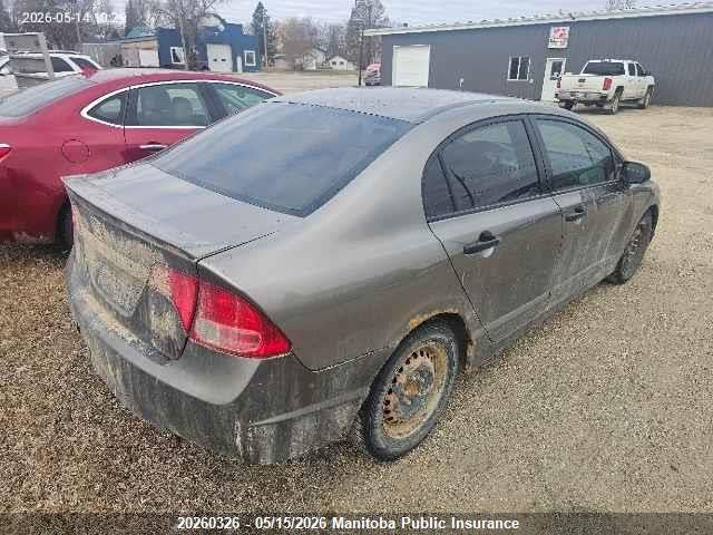 20260326 :رقم المزاد ، 2HGFA15258H125916 vin ، 2008 Honda Civic Dx-a مزاد بيع