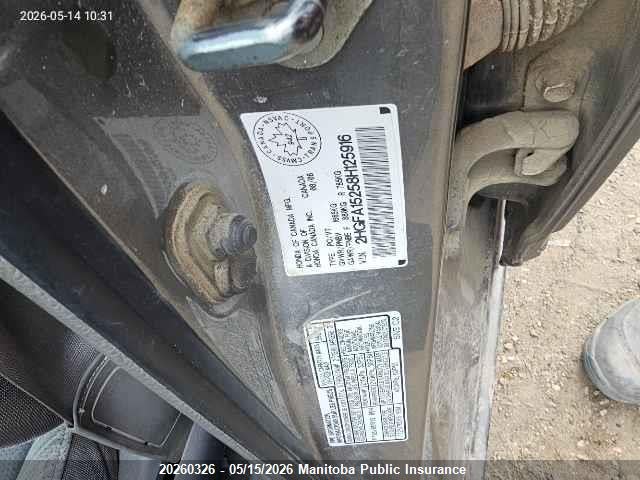 20260326 :رقم المزاد ، 2HGFA15258H125916 vin ، 2008 Honda Civic Dx-a مزاد بيع
