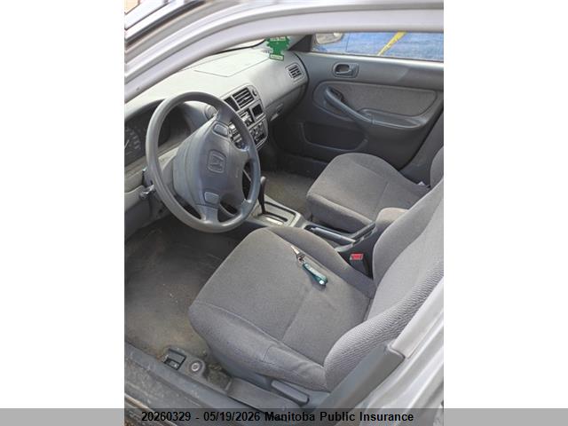 20260329 :رقم المزاد ، JHMEJ6681WS808467 vin ، 1998 Honda Civic Dx مزاد بيع