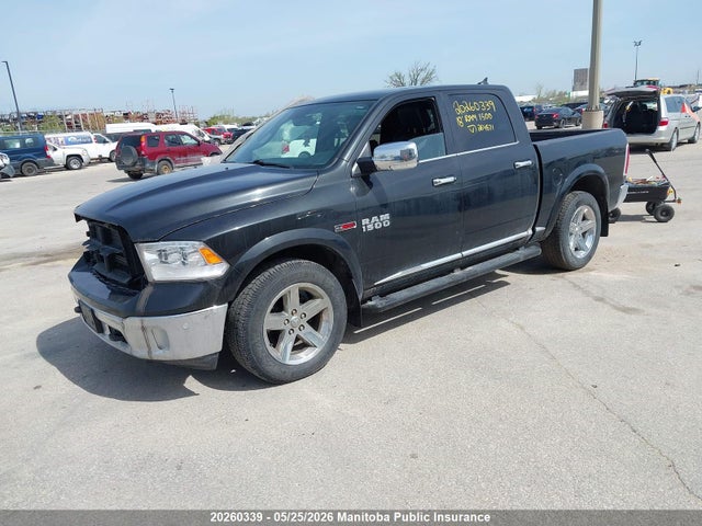 2018 Dodge Ram 1500 Laramie Longhorn Crew მანქანა იყიდება აუქციონზე, vin: 1C6RR7PM0JS264671, აუქციონის ნომერი: 20260339