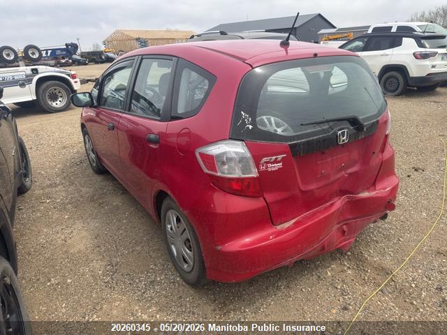 20260345 :رقم المزاد ، JHMGE88209S800950 vin ، 2009 Honda Fit Lx مزاد بيع