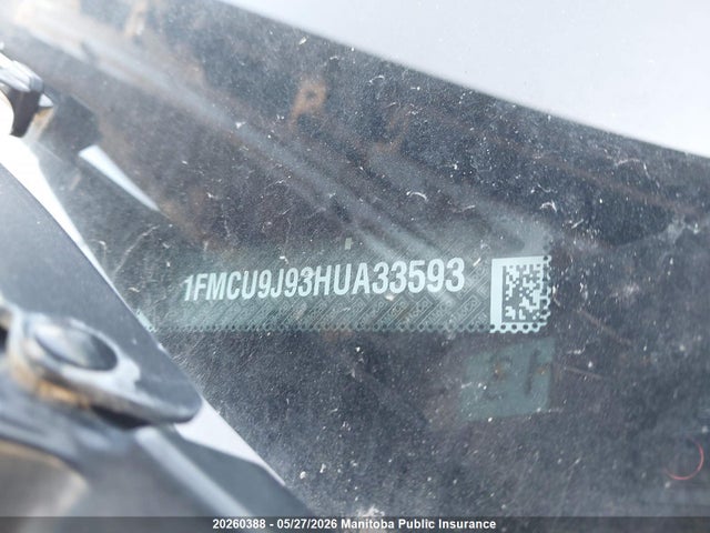 Продаж на аукціоні авто 2017 Ford Escape Titanium, vin: 1FMCU9J93HUA33593, номер лоту: 20260388