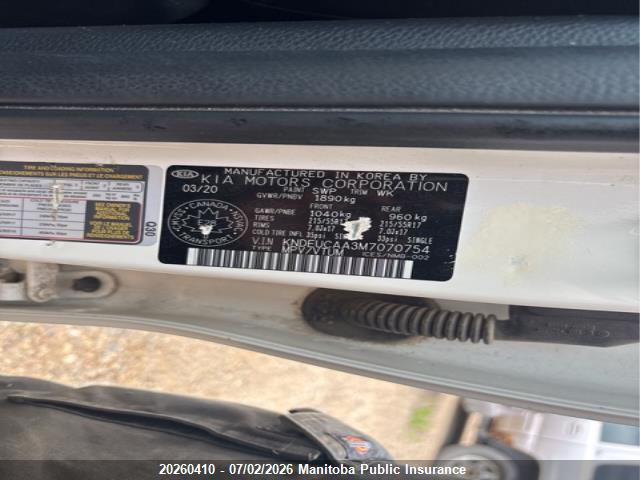 KIA SELTOS S 2021 KNDEUCAA3M7070754 Image 9