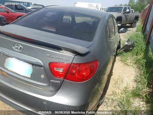 2010 Hyundai Elantra Gl მანქანა იყიდება აუქციონზე, vin: KMHDU4BD2AU916567, აუქციონის ნომერი: 20260426