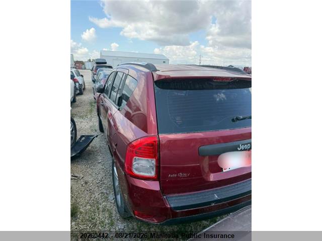 Продажа на аукционе авто 2012 Jeep Compass Sport, vin: 1C4NJCAB6CD620756, номер лота: 20260442