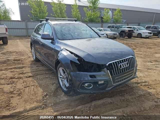 2013 Audi Q5 მანქანა იყიდება აუქციონზე, vin: WA1WFCFP2DA014135, აუქციონის ნომერი: 20260455