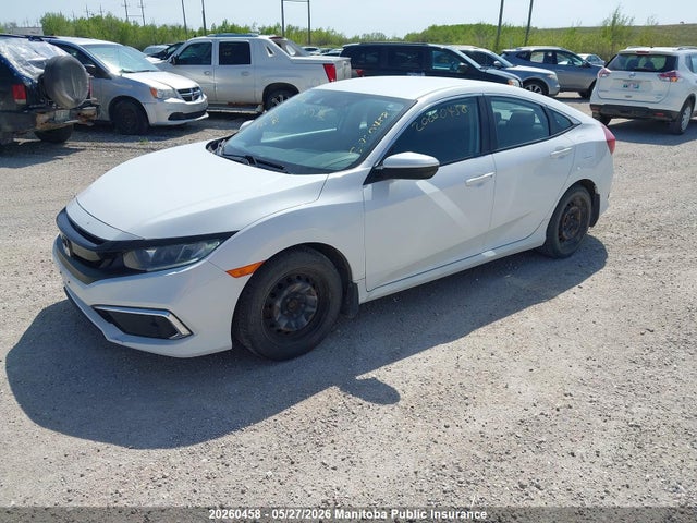 20260458 :رقم المزاد ، 2HGFC2F53KH039701 vin ، 2019 Honda Civic Lx مزاد بيع