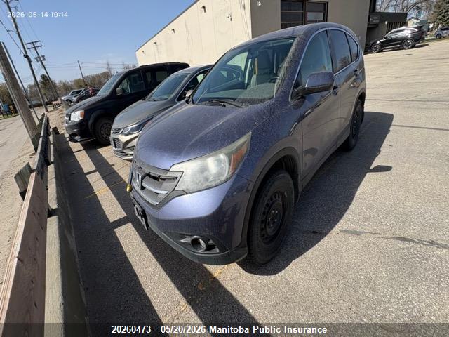 20260473 :رقم المزاد ، 2HKRM4H75CH115334 vin ، 2012 Honda Cr-v Ex-l مزاد بيع