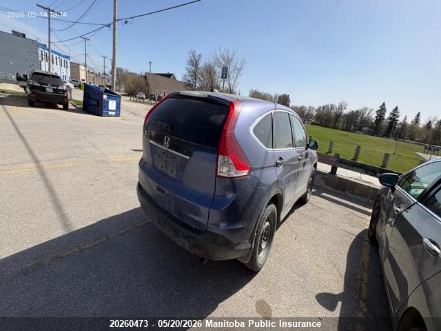 20260473 :رقم المزاد ، 2HKRM4H75CH115334 vin ، 2012 Honda Cr-v Ex-l مزاد بيع