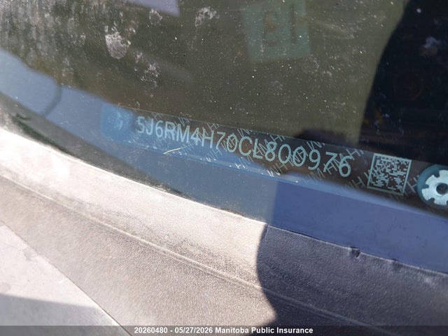 Aukcja sprzedaży 2012 Honda Cr-v Ex-l, vin: 5J6RM4H70CL800976, numer aukcji: 20260480