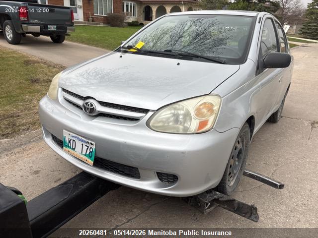 2005 Toyota Echo მანქანა იყიდება აუქციონზე, vin: JTDBT123450358044, აუქციონის ნომერი: 20260481