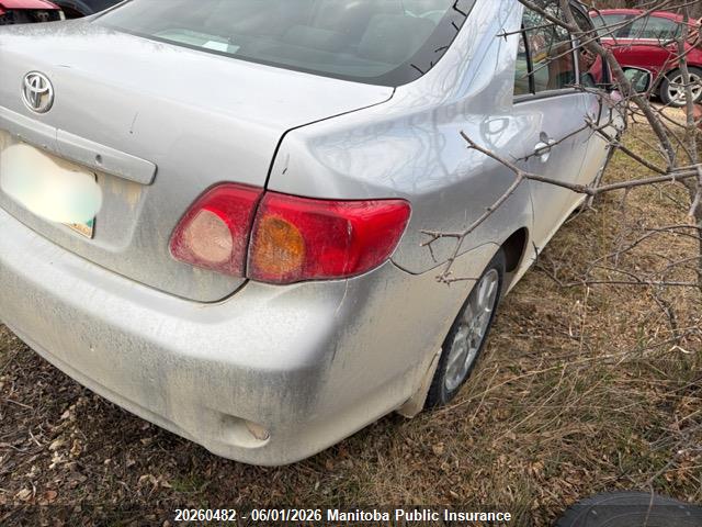 2009 Toyota Corolla Le მანქანა იყიდება აუქციონზე, vin: 2T1BU40E29C073339, აუქციონის ნომერი: 20260482