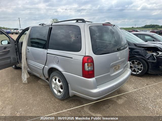 Продаж на аукціоні авто 2001 Oldsmobile Silhouette Gls, vin: 1GHDX03E91D143893, номер лоту: 20260509