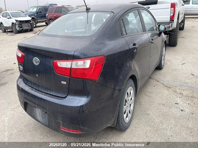 2012 Kia Rio Lx მანქანა იყიდება აუქციონზე, vin: KNADM4A37C6048423, აუქციონის ნომერი: 20260520