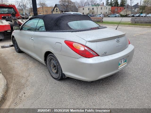 20260541 :رقم المزاد ، 4T1FA38P66U075972 vin ، 2006 Toyota Camry Solara Sle V6 مزاد بيع
