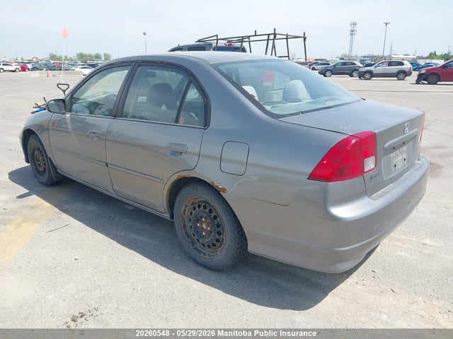 2005 Honda Civic Lx მანქანა იყიდება აუქციონზე, vin: 2HGES156X5H047818, აუქციონის ნომერი: 20260548