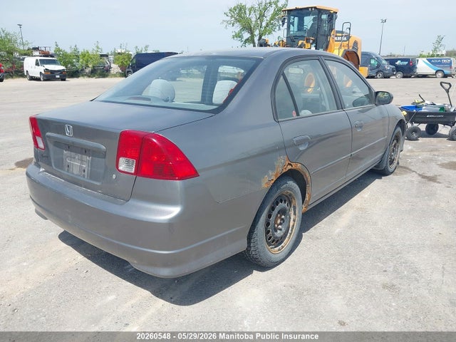 2005 Honda Civic Lx მანქანა იყიდება აუქციონზე, vin: 2HGES156X5H047818, აუქციონის ნომერი: 20260548