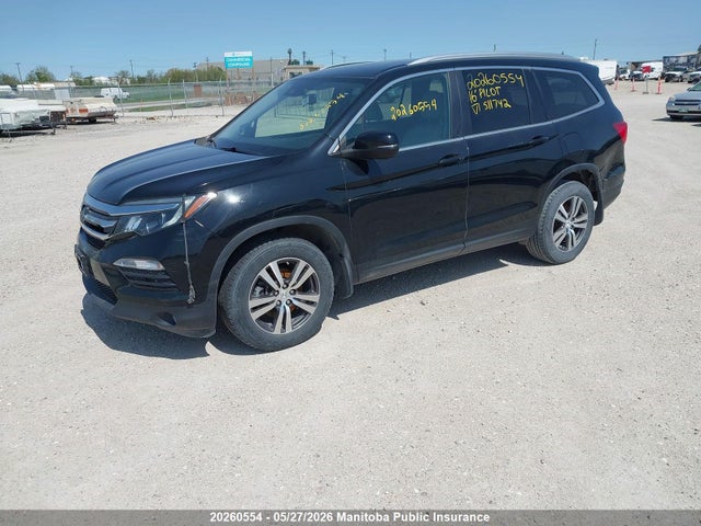 20260554 :رقم المزاد ، 5FNYF6H50GB511742 vin ، 2016 Honda Pilot Ex-l مزاد بيع