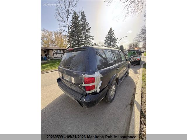 20260599 :رقم المزاد ، 2HKYF18134H002001 vin ، 2004 Honda Pilot Granite مزاد بيع