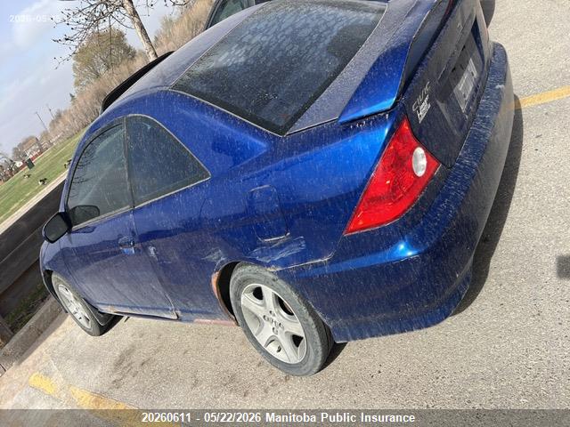 Aukcja sprzedaży 2005 Honda Civic Si-g, vin: 1HGEM22935L810151, numer aukcji: 20260611