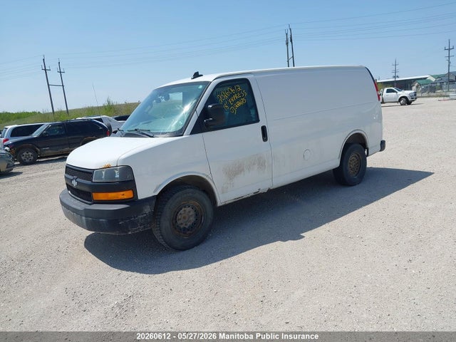 2018 Chevrolet Express 3500 Cargo Van მანქანა იყიდება აუქციონზე, vin: 1GCZGGFG7J1222675, აუქციონის ნომერი: 20260612