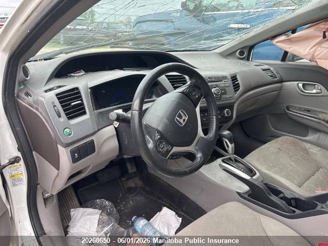 20260650 :رقم المزاد ، 2HGFB2F57CH043335 vin ، 2012 Honda Civic Ex مزاد بيع