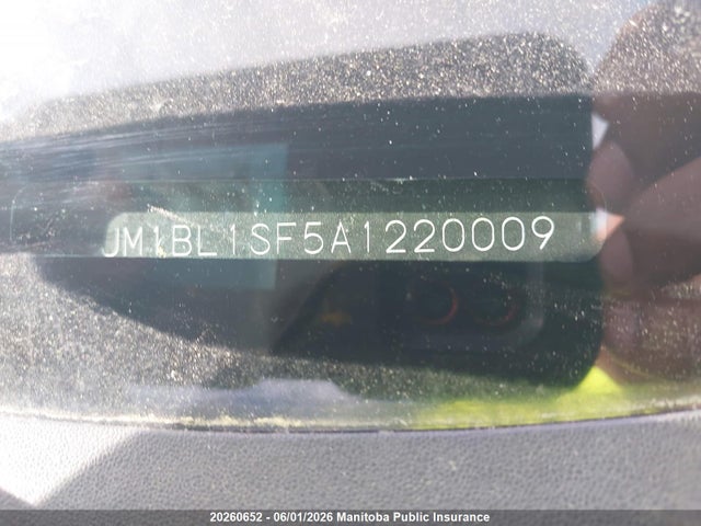 20260652 :رقم المزاد ، JM1BL1SF5A1220009 vin ، 2010 Mazda Mazda3 Gs مزاد بيع